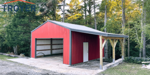 24x40 Pole Barn with Lean-to 89760