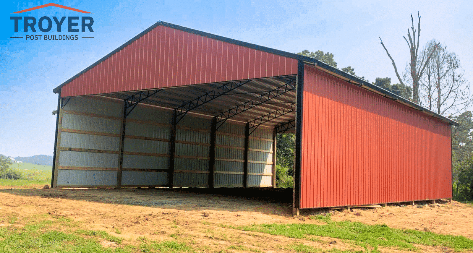 40x60 Gable with two sides