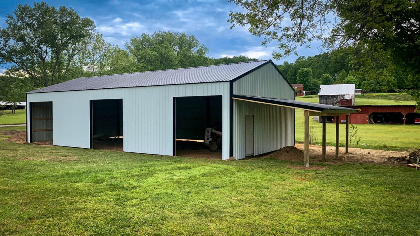 pole barn pricing for tennessee storage unit