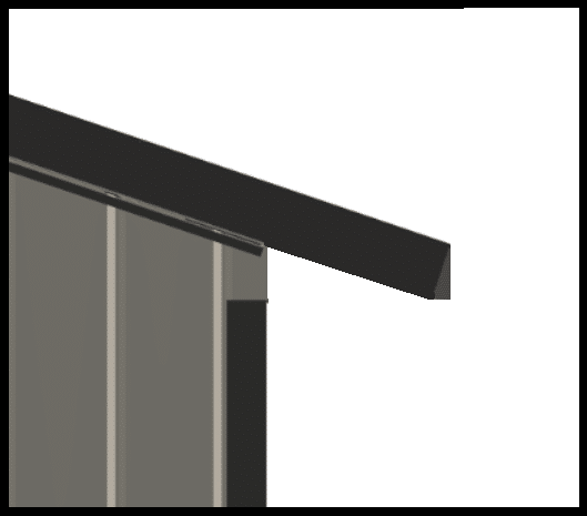 steel truss overhang