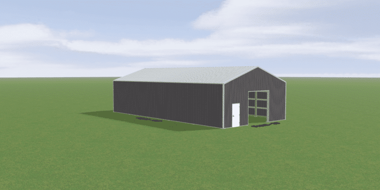 40 x 80 x 10 Pole Building